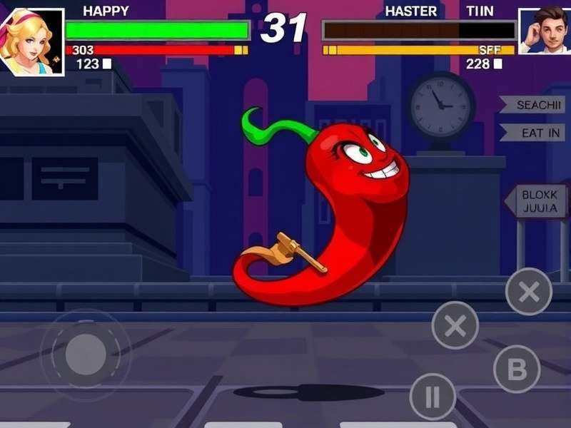 Chili Sprint Fighter Gameplay Screenshot
