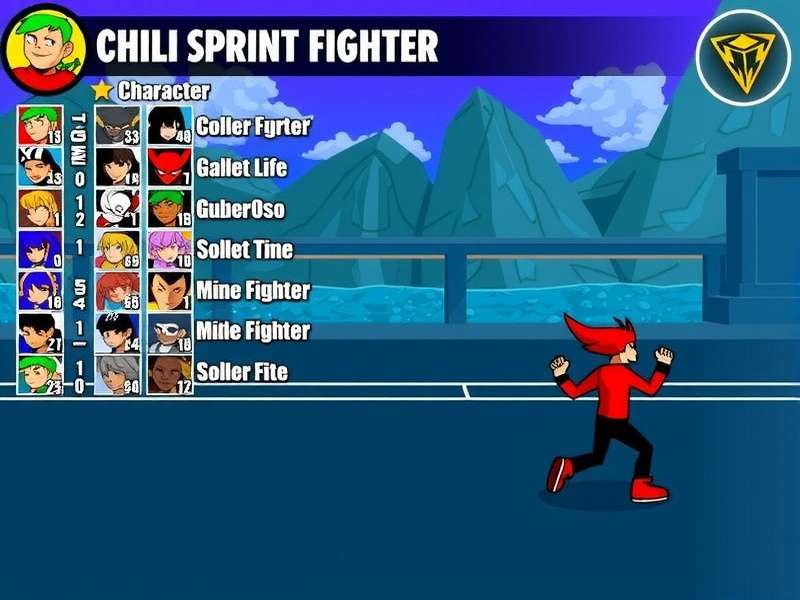Chili Sprint Fighter Character Roster